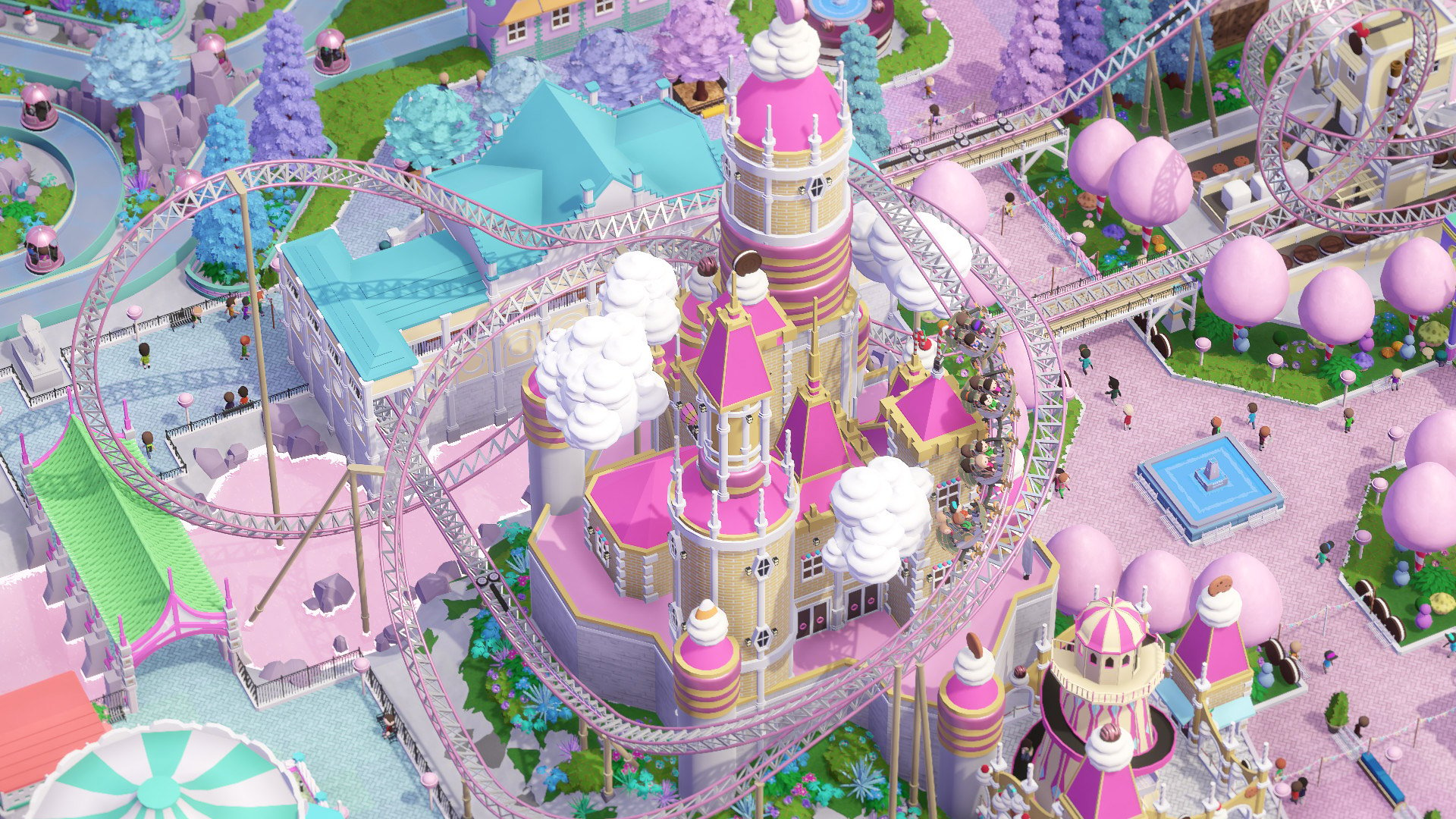 Theme Park Sim Parkitect Taste Of Adventure Looks Scrumptious