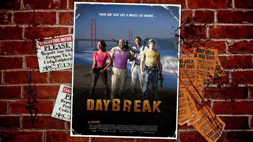 The Day Break mod title image in Left 4 Dead 2