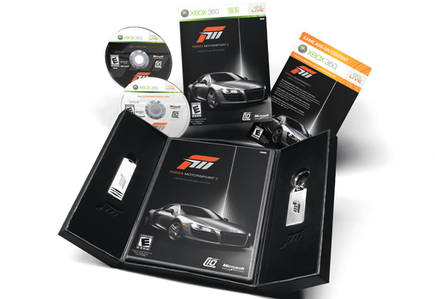 FORZA MOTORSPORT 3 LIMITED COLLECTORS EDITION XBOX 360 NEW SEALED FREE  SHIPPING