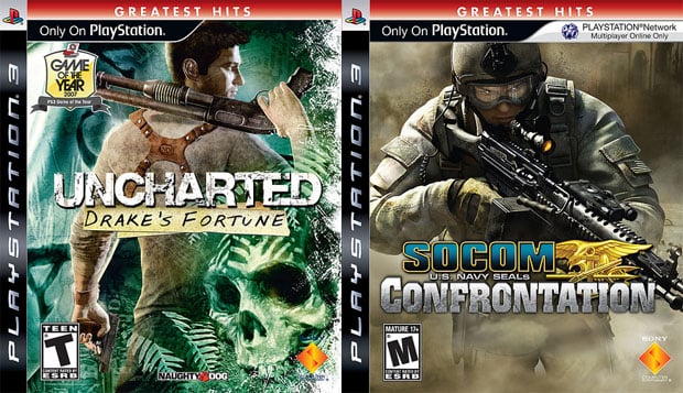 New Ps3 Greatest Hits Uncharted Socom Confrontation Destructoid