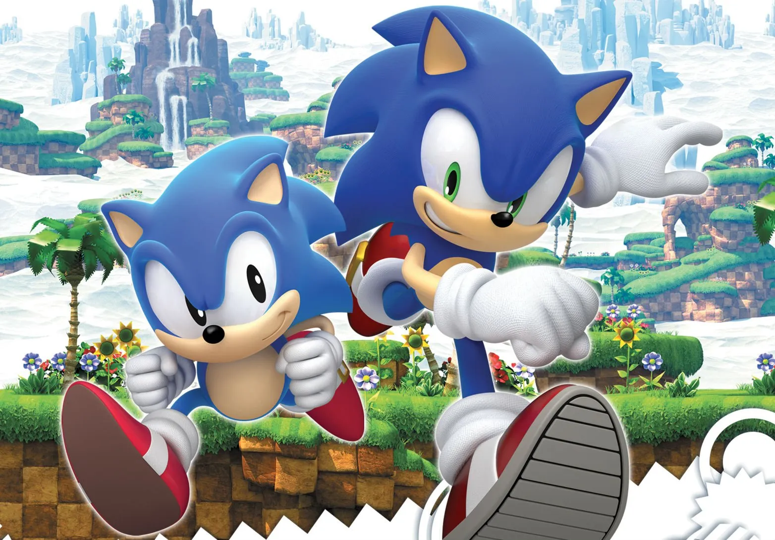 Sonic Classic Heroes - Sonic following Tails - Death Egg/Ending