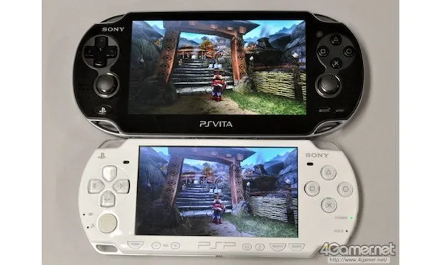 PSP and PS Vita Side by Side