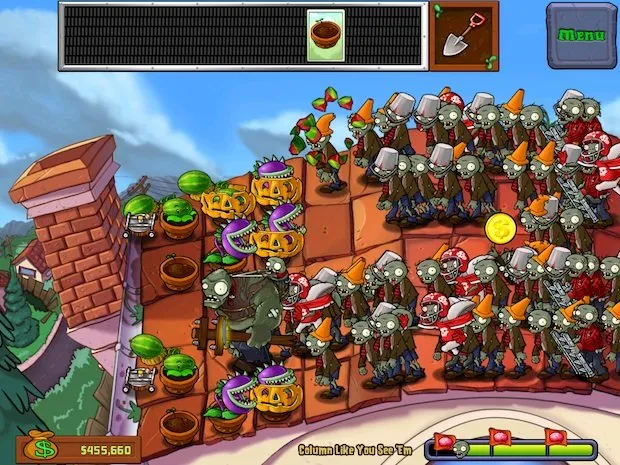 Plants vs Zombies free on iTunes App Store for iPhone and iPad
