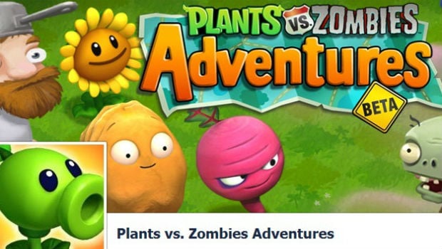facebook plants vs zombies adventures