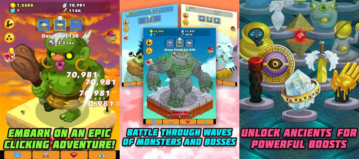 Clicker Heroes - iOS / Android Review on Edamame Reviews