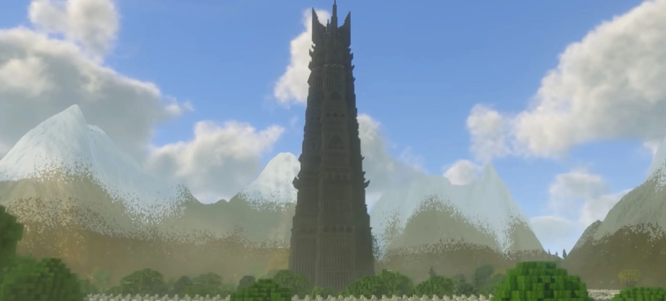 The Lord of the Rings Middle-Earth Looks Incredible in Minecraft with RTX 