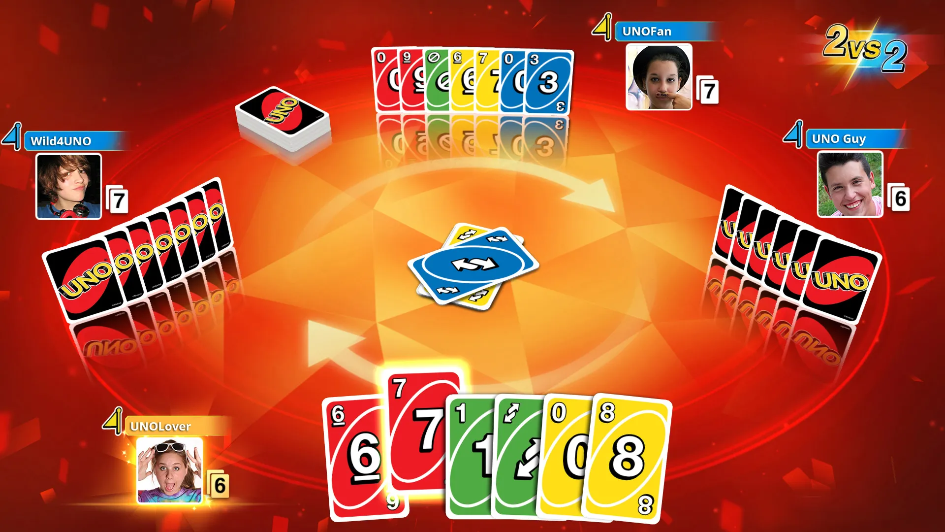 Uno Online 🕹️ Play Now on GamePix