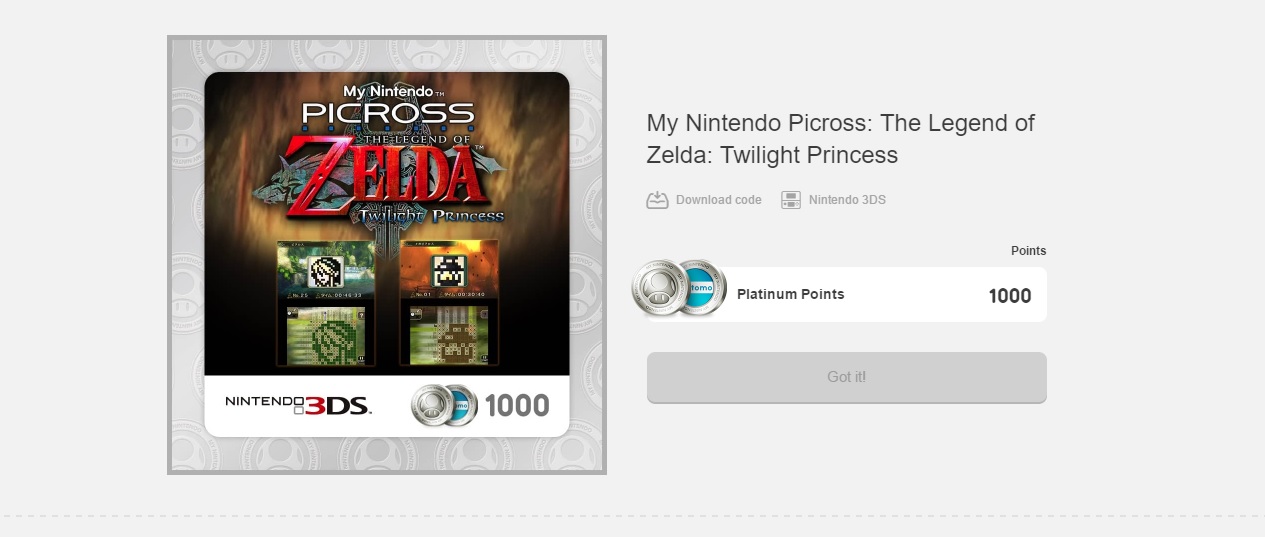 The Picross My Nintendo reward isn't going away, actually – Destructoid