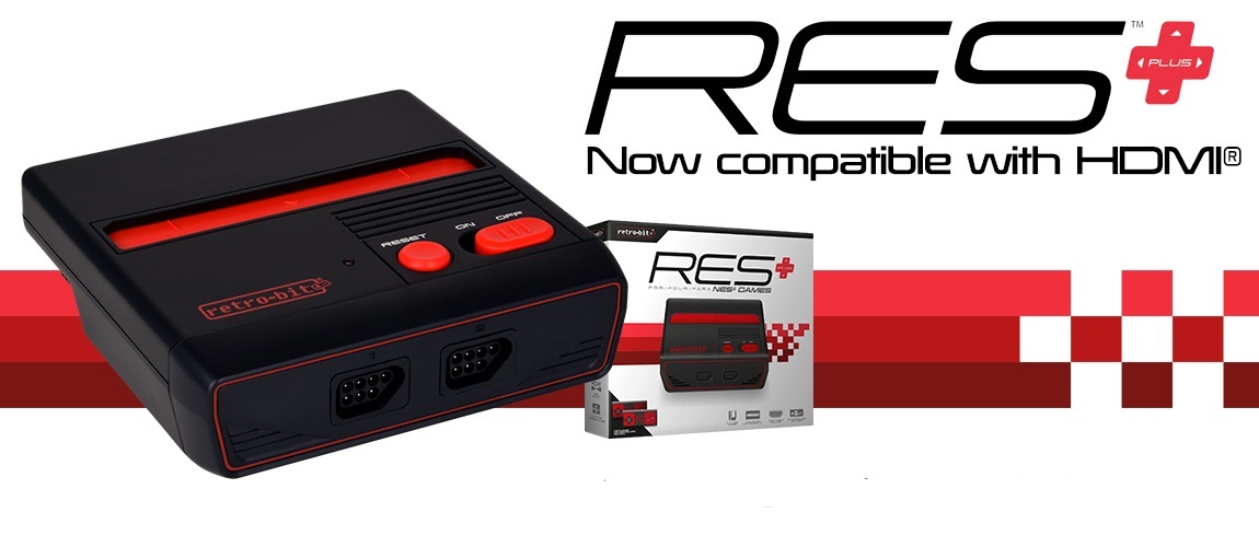 Retro-Bit RES Plus Gaming Console Nintendo Entertainment System NES HDMI  Port