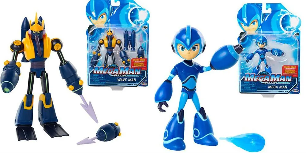 Mega Man Fully Charged Toys Bring Back Classic Characters Like Wave Man Destructoid