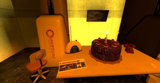 Cake in portal