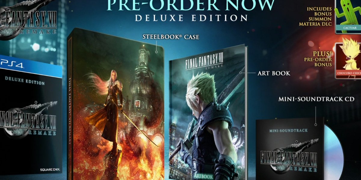 Check out the kick-ass collector's edition for Final Fantasy VII