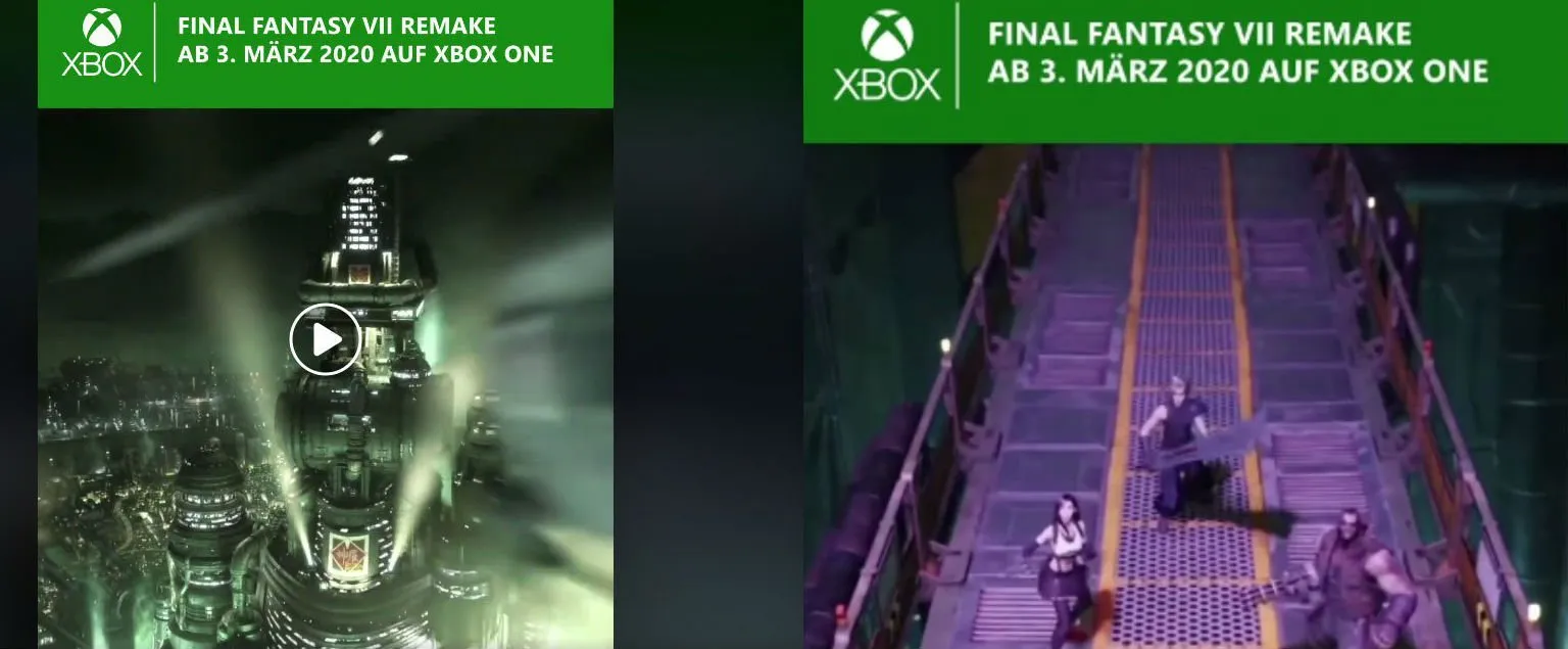 Xbox Germany Mistakenly Announces Final Fantasy 7 Remake For Xbox One
