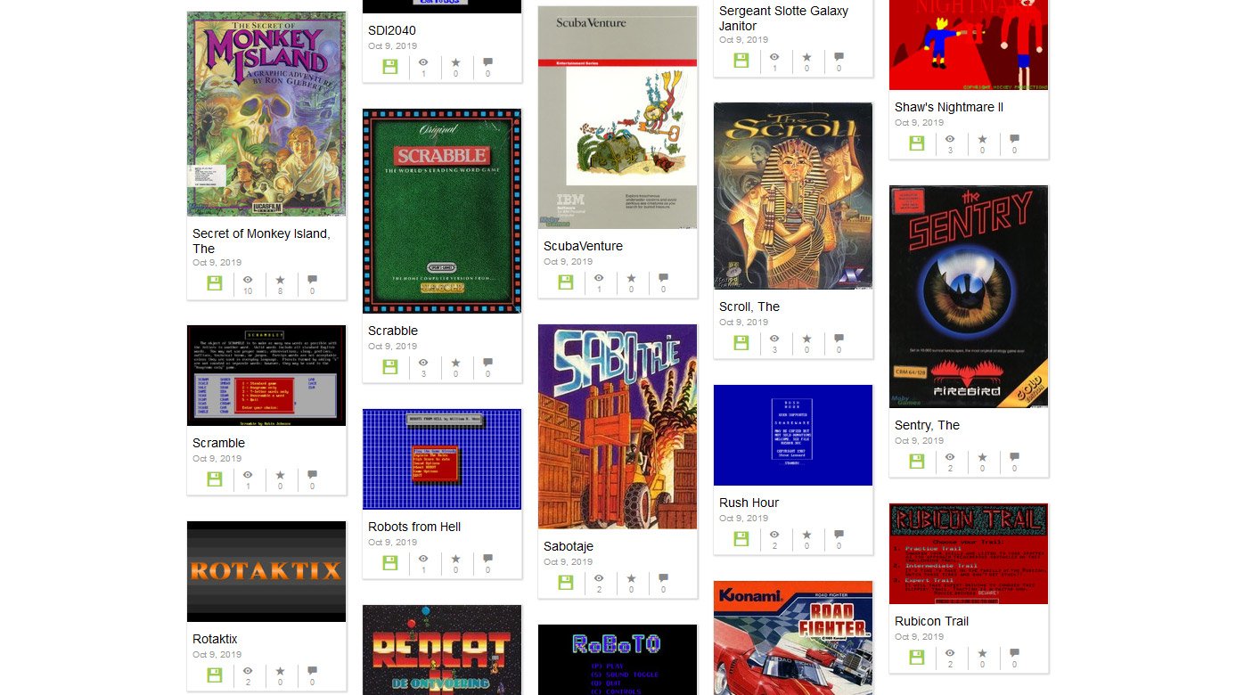 archive ms dos games