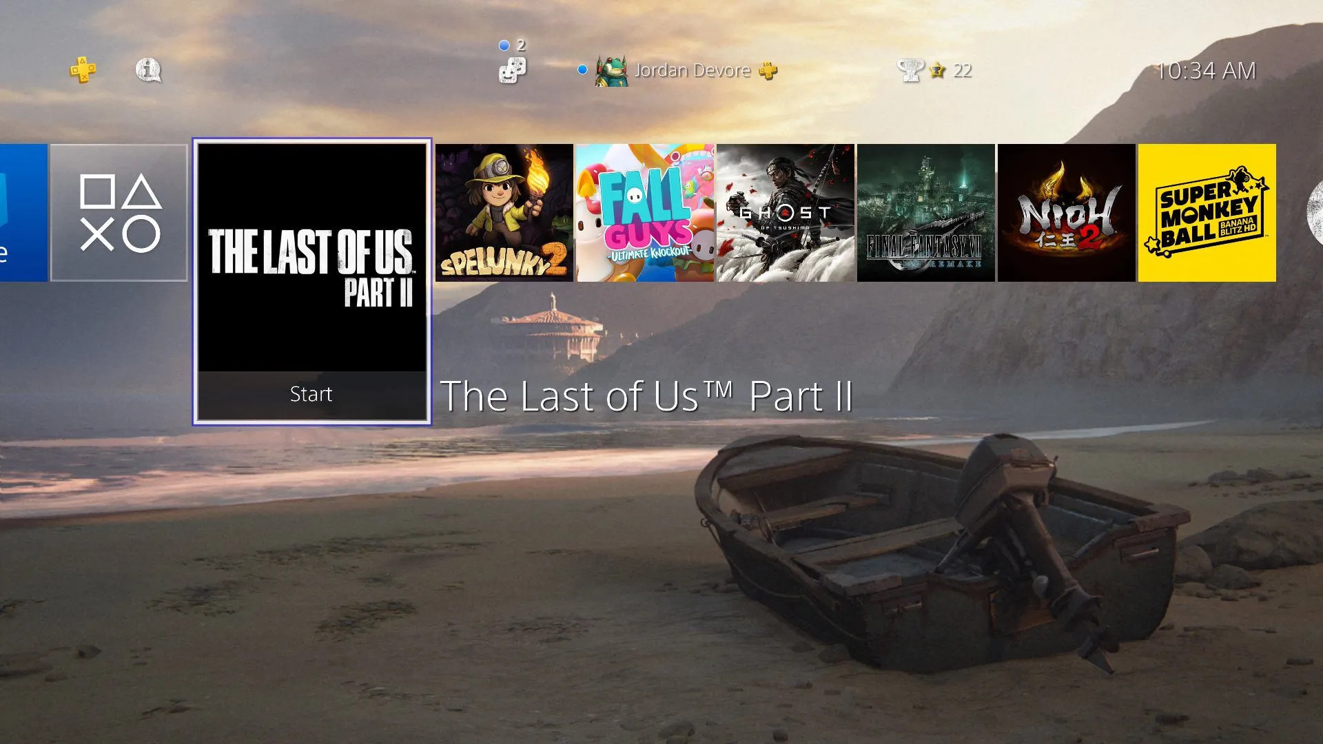 The Last of Us Part II Beach Free Dynamic PS4 Theme by Naughty Dog