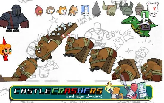 big.godon в X: „all playable castle crashers characters : ) + some lil guys  #pixelart @thebehemoth  / X