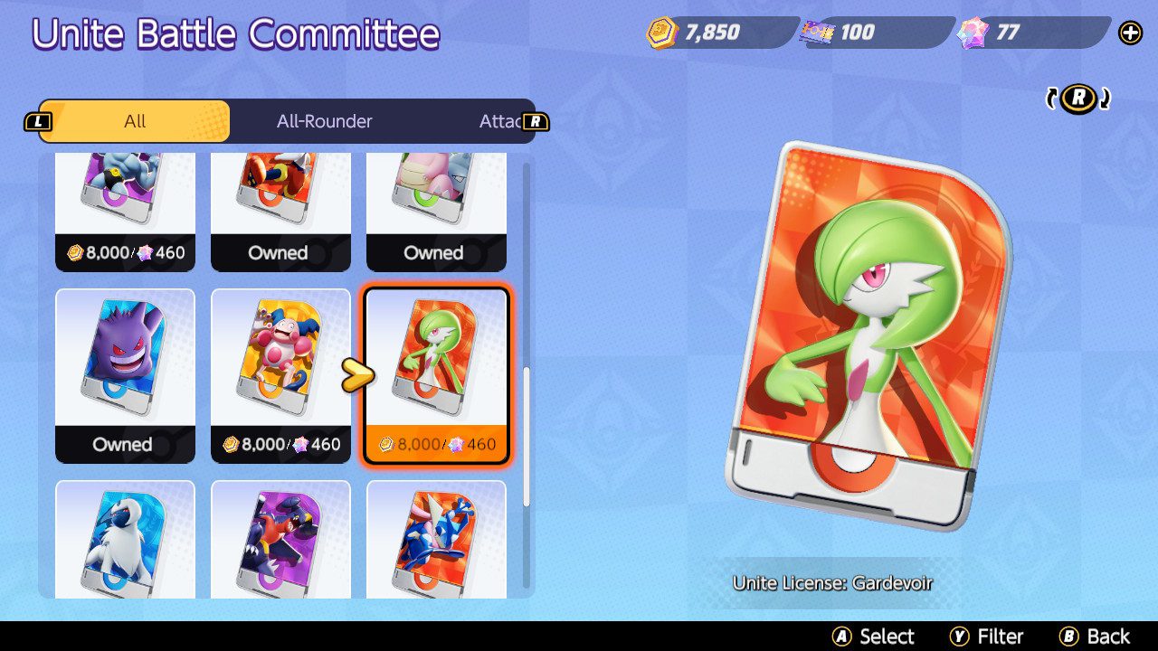 Pokemon Unite': Gardevoir Added to the Character Roster in Latest Patch