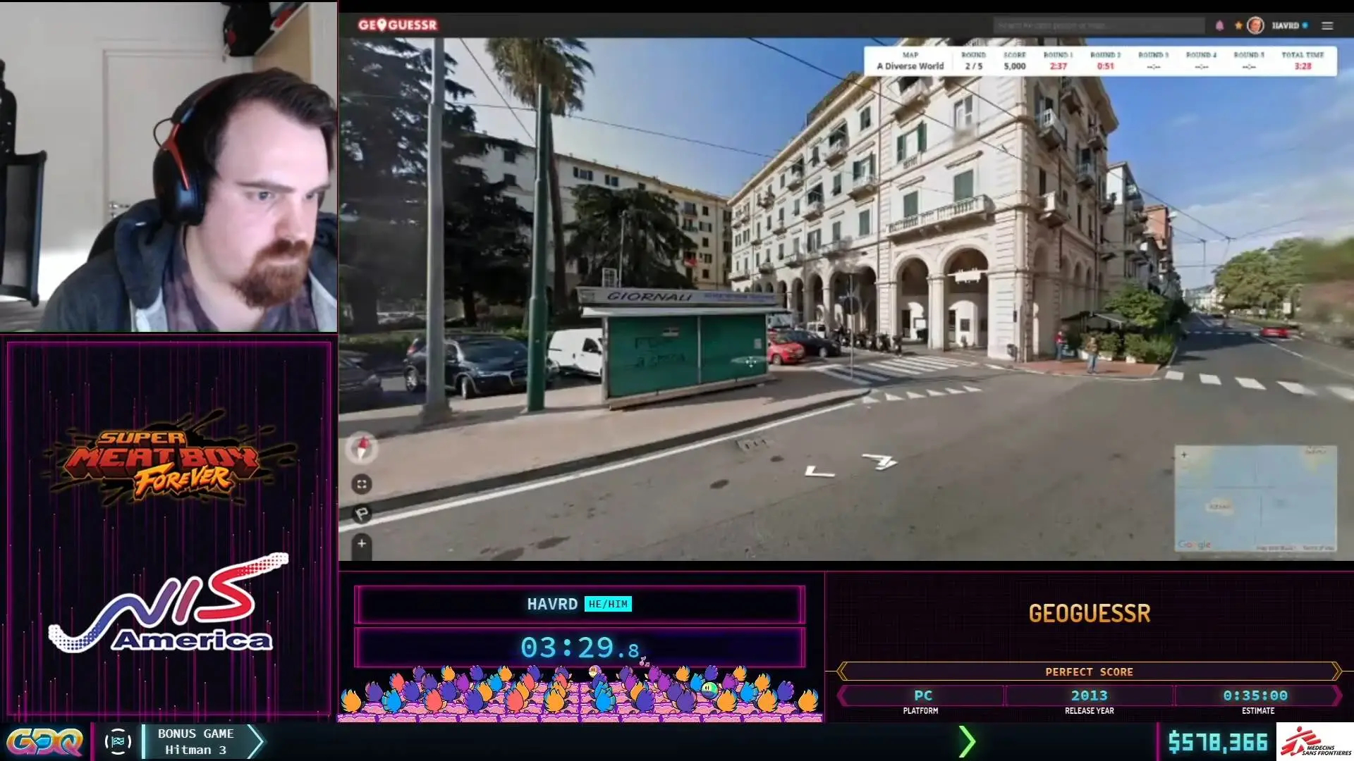 The GeoGuessr speedrun from SGDQ 2021 is absolutely wild