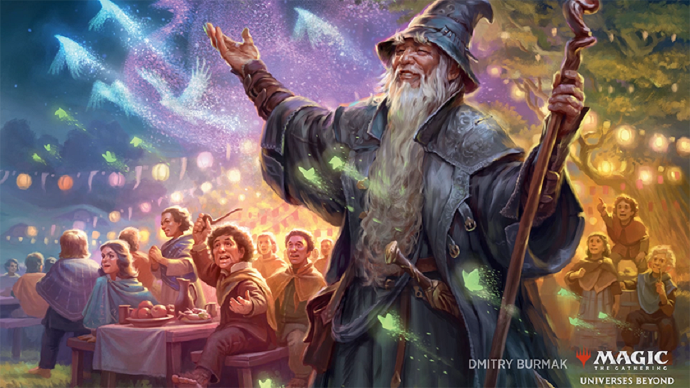 The Lord of the Rings: Tales of Middle-earth Gandalf Standard Gaming  Playmat for Magic: The