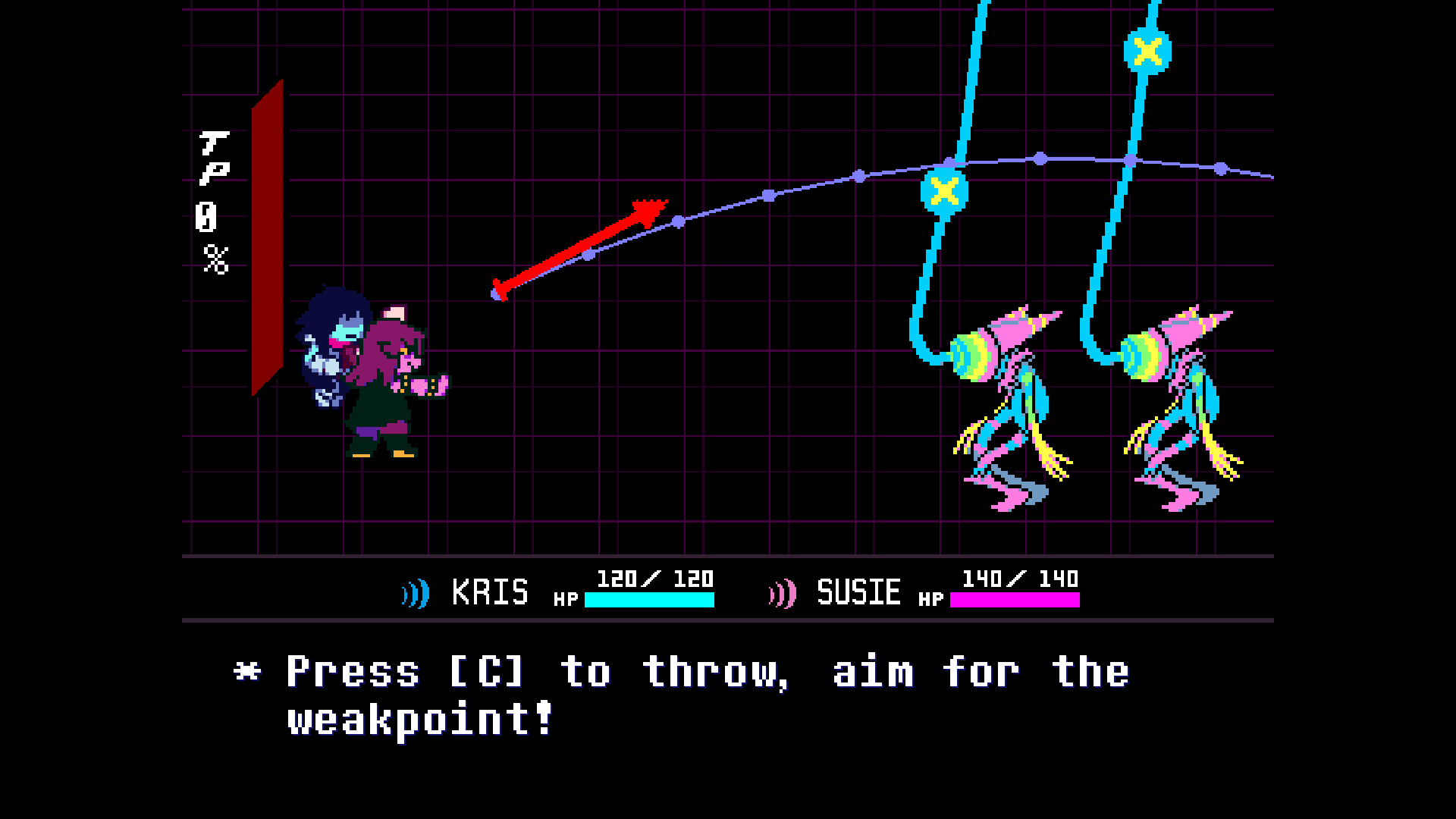 Deltarune Chapter 2 battle