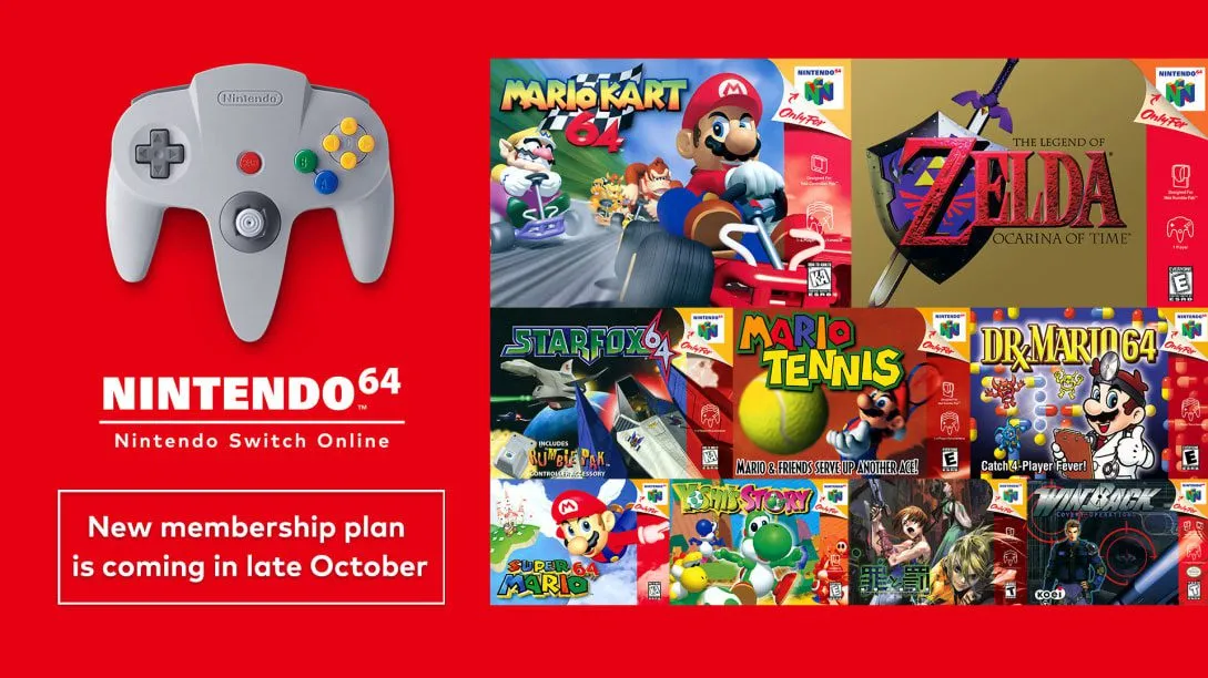 n64 games on switch