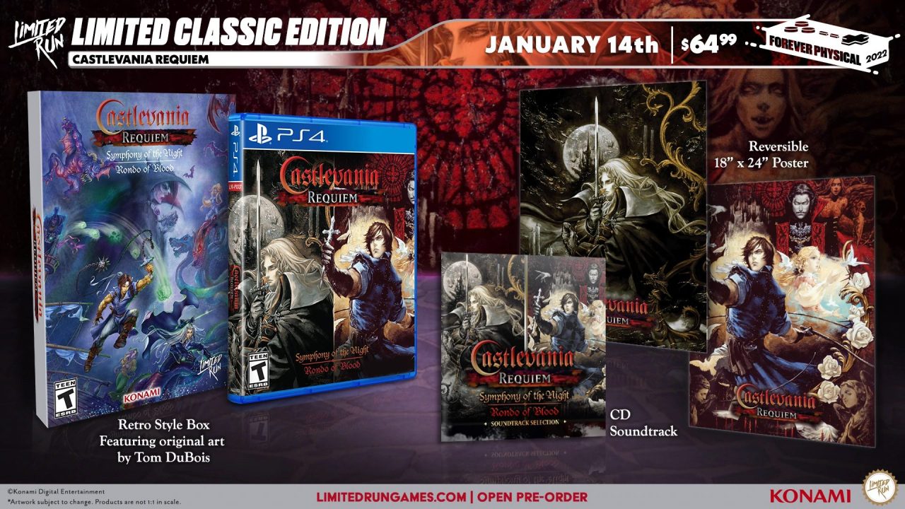 Castlevania Requiem physical edition pre-orders are open at Limited Run