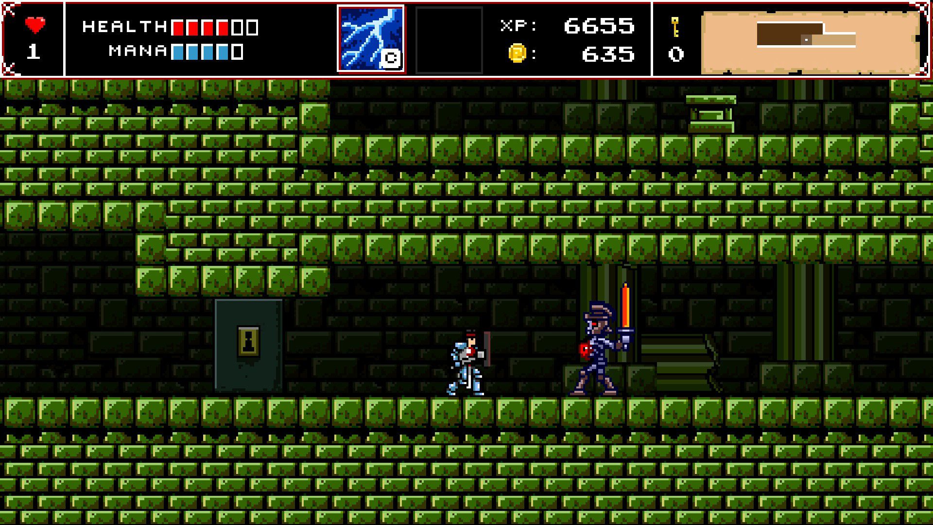 Infernax has slight Zelda II vibes