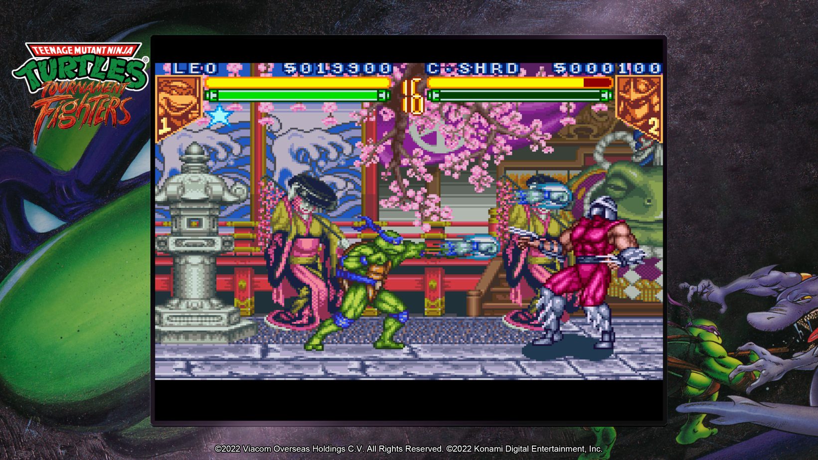 TMNT Tournament Fighters SNES screenshot