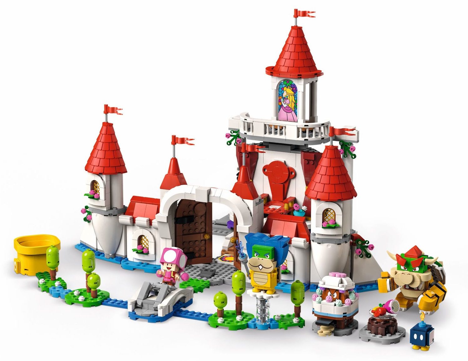 lego super mario princess peach castle