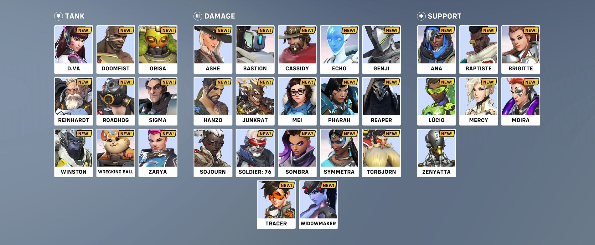 Overwatch 2 beta character roles