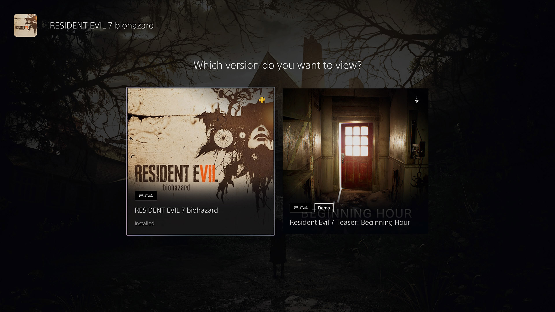 Resident Evil 7 free PS5 upgrade leaves out PS Plus Collection owners