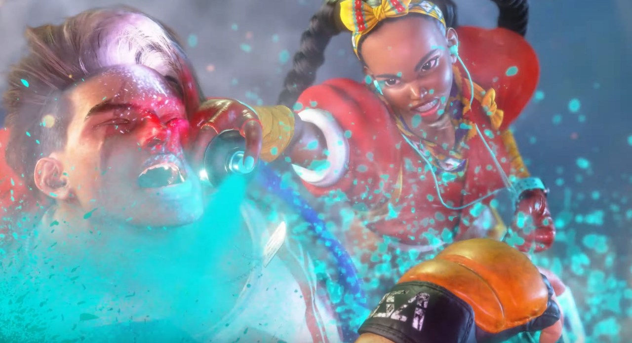 Here's how Kimberly gets her paint party started in Street Fighter 6