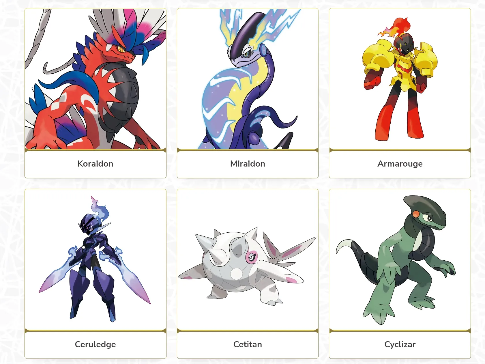 New Characters — Pokémon Scarlet and Pokémon Violet