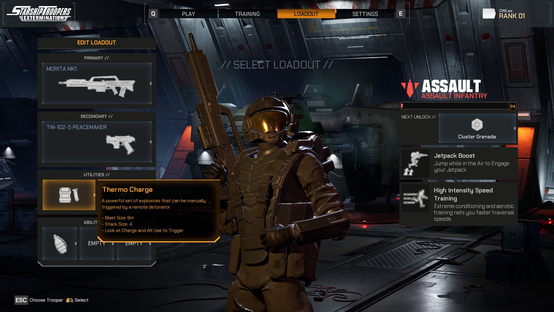 Starship Troopers Extermination Is A Co Op Bug Shooter From Squad Devs   StarshipExtermination Loadout 112822 