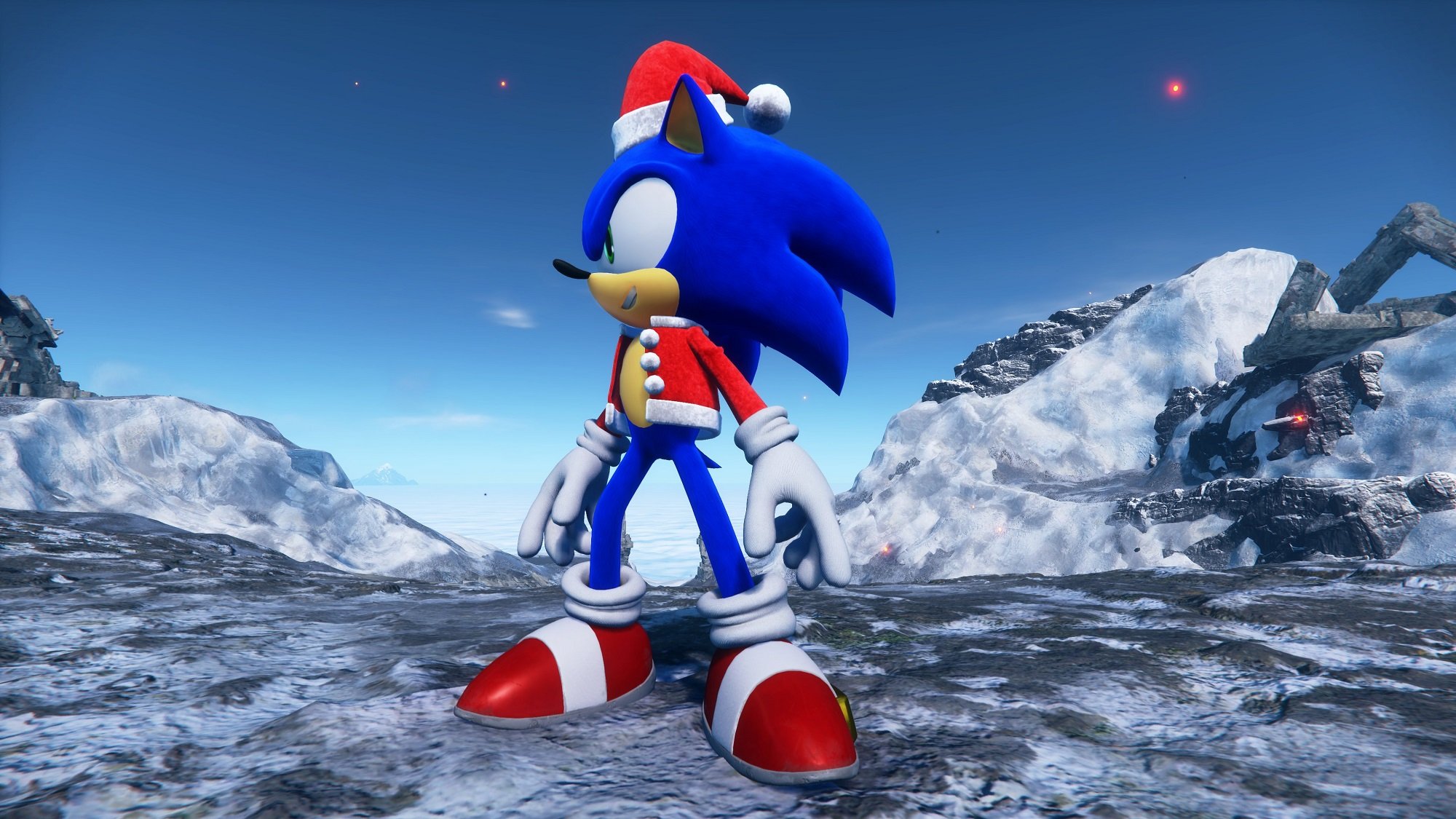 If Sonic Frontiers had a Christmas DLC