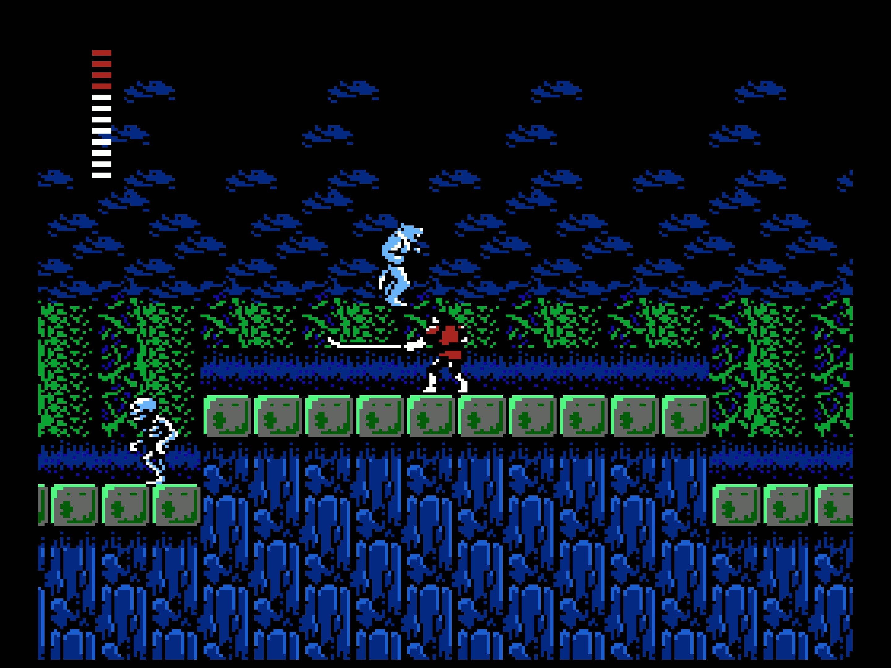 Castlevania 2 Simon's Quest First Area