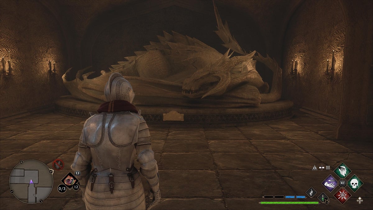 Where to find the Sleeping Dragon Statue in Hogwarts Legacy