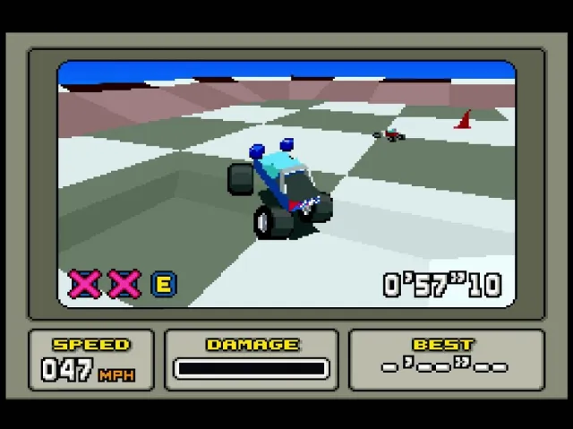 Stunt Race FX isn't the worst tech demo, but that isn't a