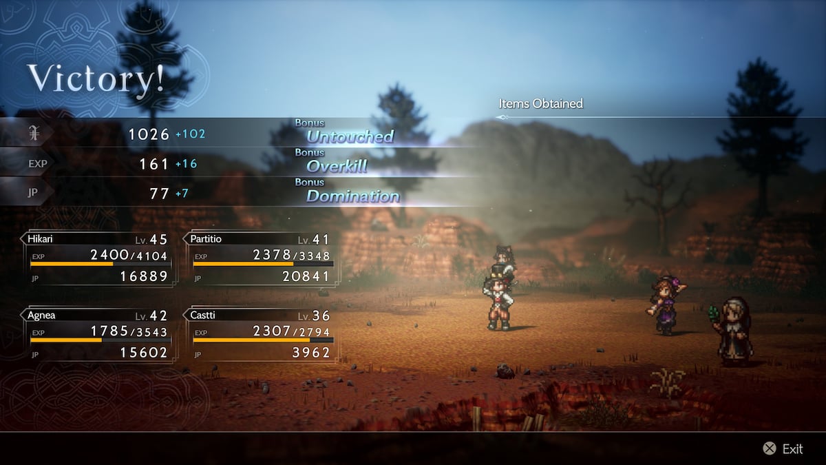 Octopath Traveler CotC Gives Out Rewards Early, but Refuses to