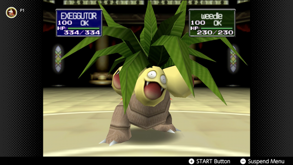 Exeggutor in Pokemon Stadium