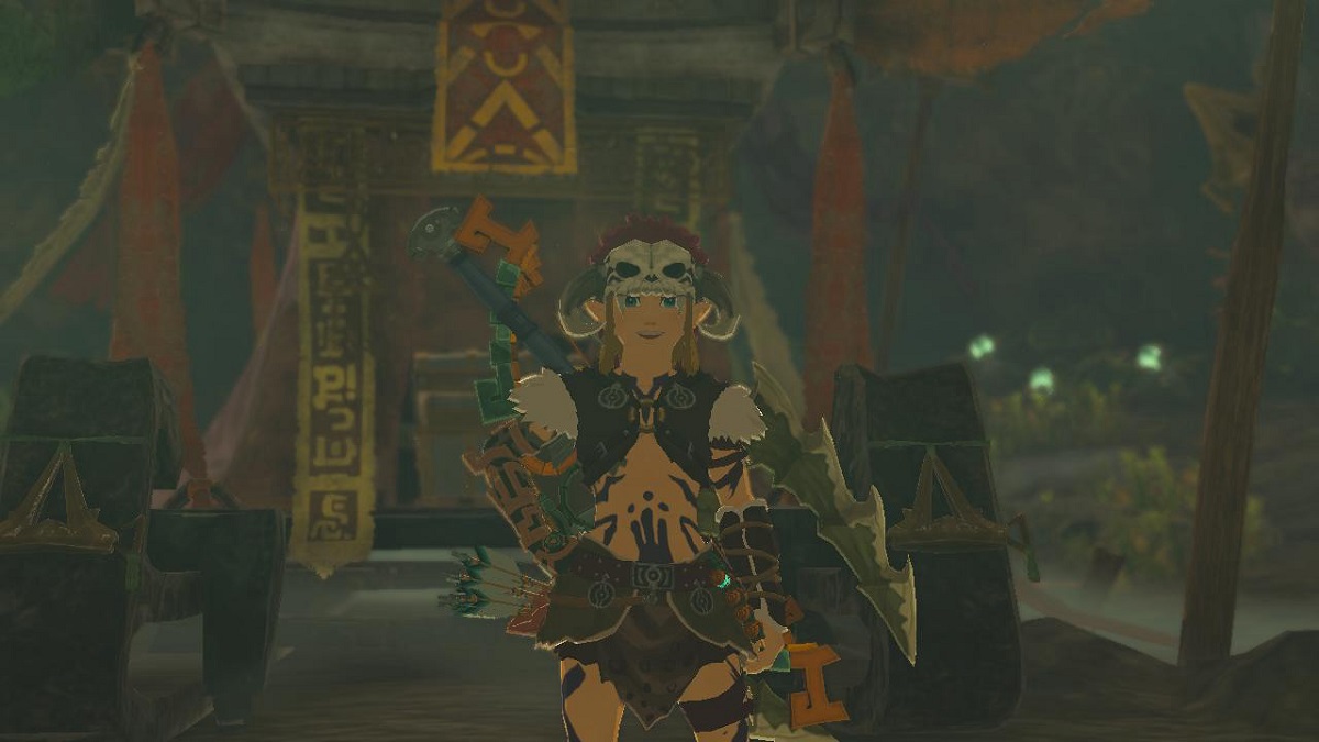 Barbarian armor set in Tears of the Kingdom