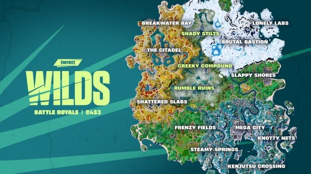 Fortnite Wilds Season 3 map changes