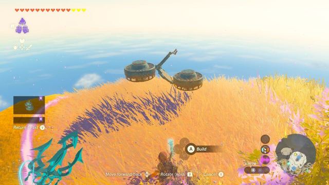 Legend of Zelda Tears of the Kingdom Hoverbike configuration