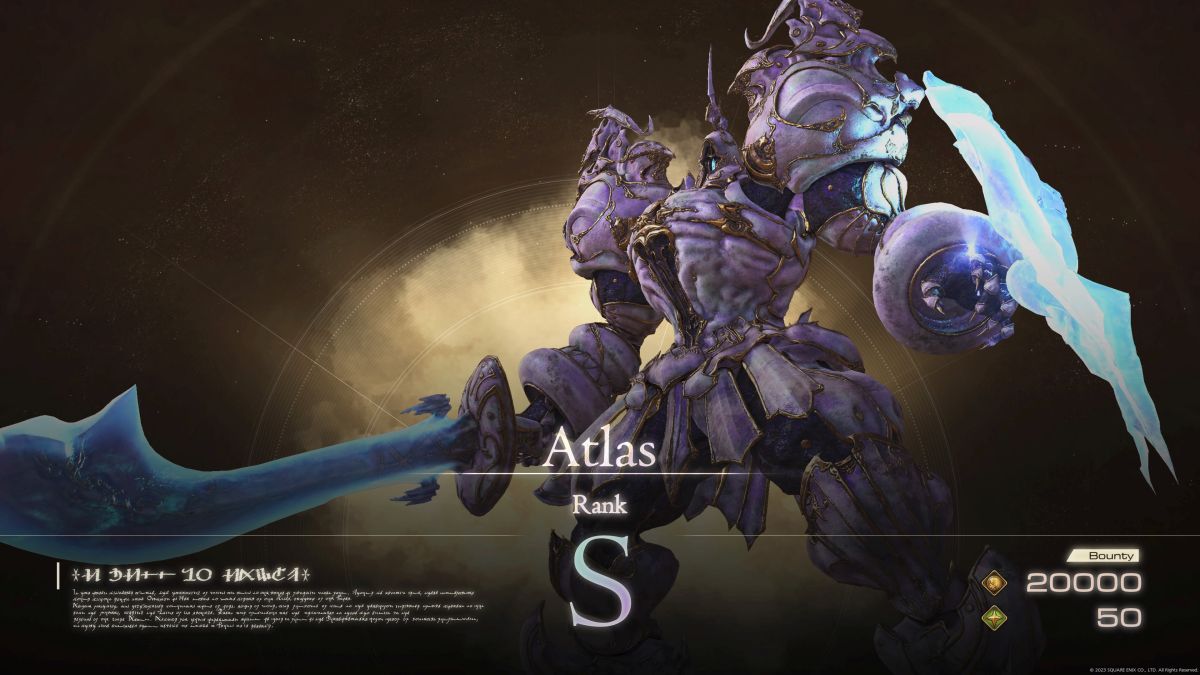 Final Fantasy XVI (FF16) Atlas The Breaker of Worlds bounty