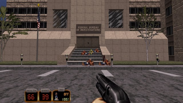 Duke Nukem 3D Duke it Out im DC FBI-Gebäude