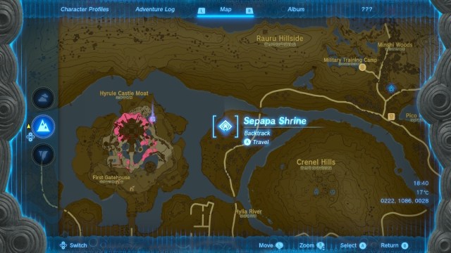 Sepapa Shrine location and solution for Tears of the Kingdom (Totk)