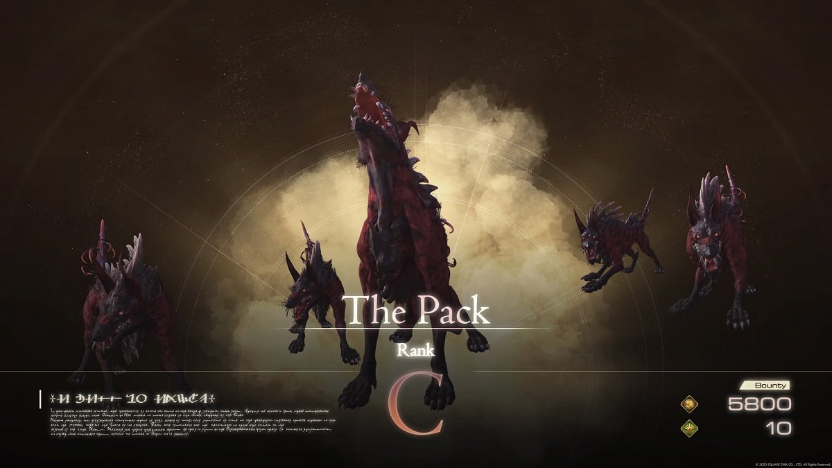 Final Fantasy XVI (FF16) The Pack location and Hunt guide