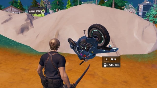 How to flip a vehicle in Fortnite