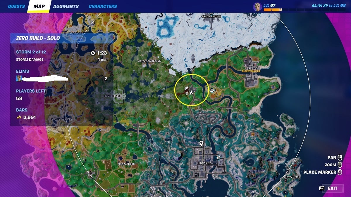 Where to flip a vehicle in Fortnite