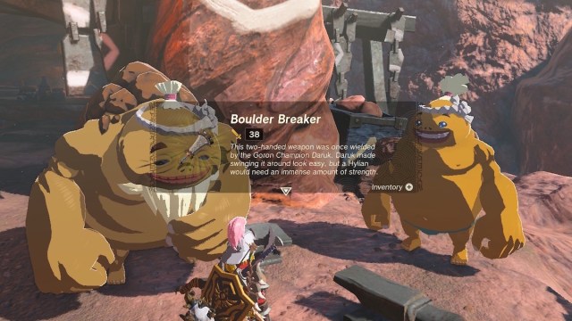 Boulder Breaker in The Legend of Zelda: Tears of the Kingdom.